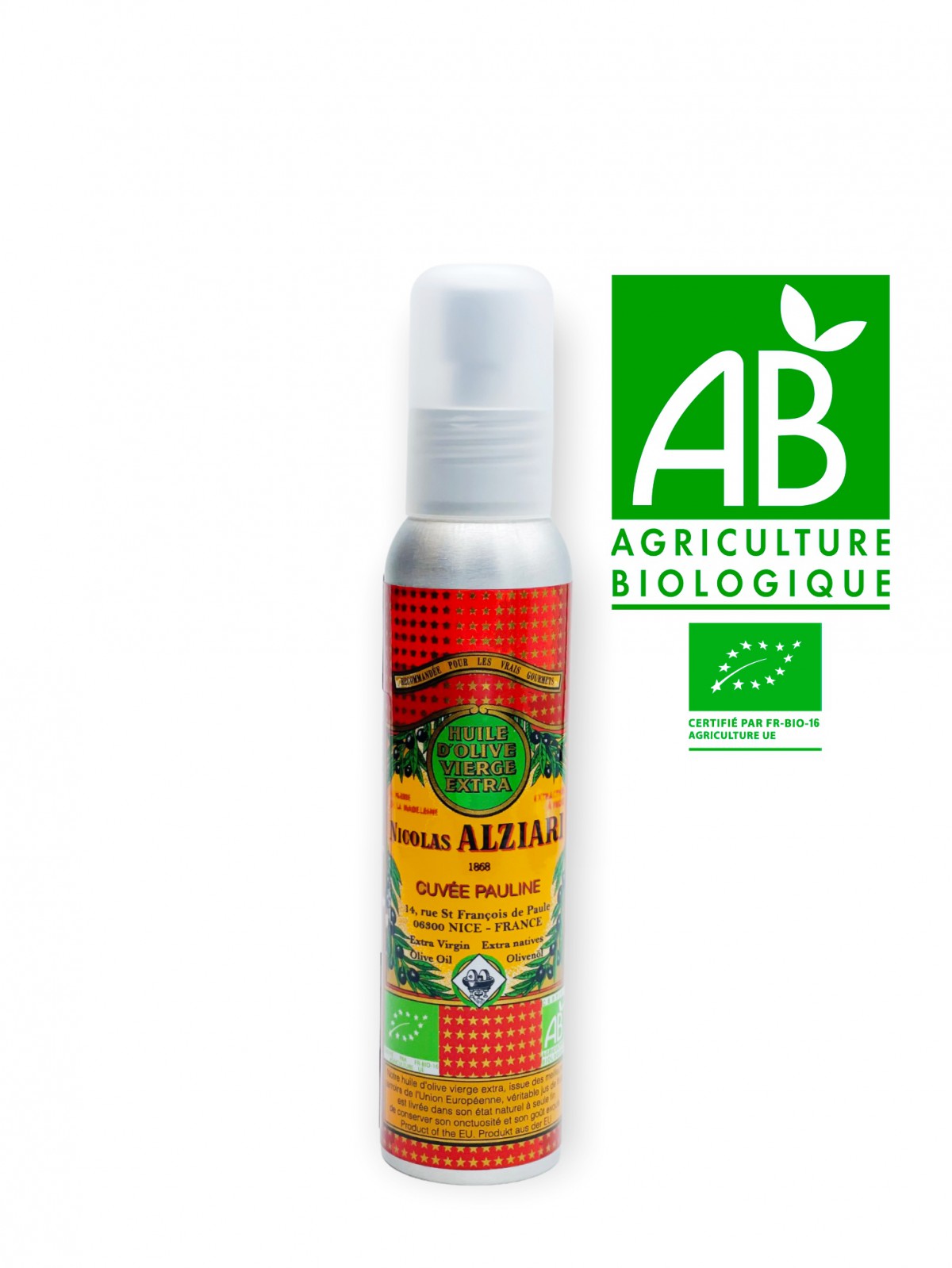 Huile d'olive vierge extra - bouteille avec spray - Huiles - A l'Olivier