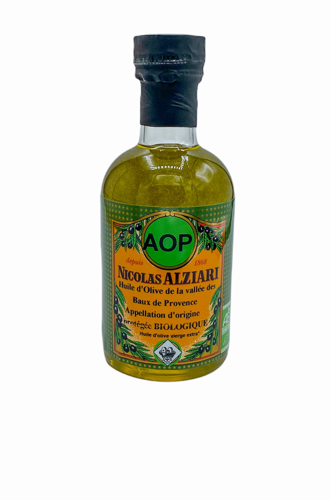 Huile d'olive de la vallée des Baux-de-Provence AOP 200 ML