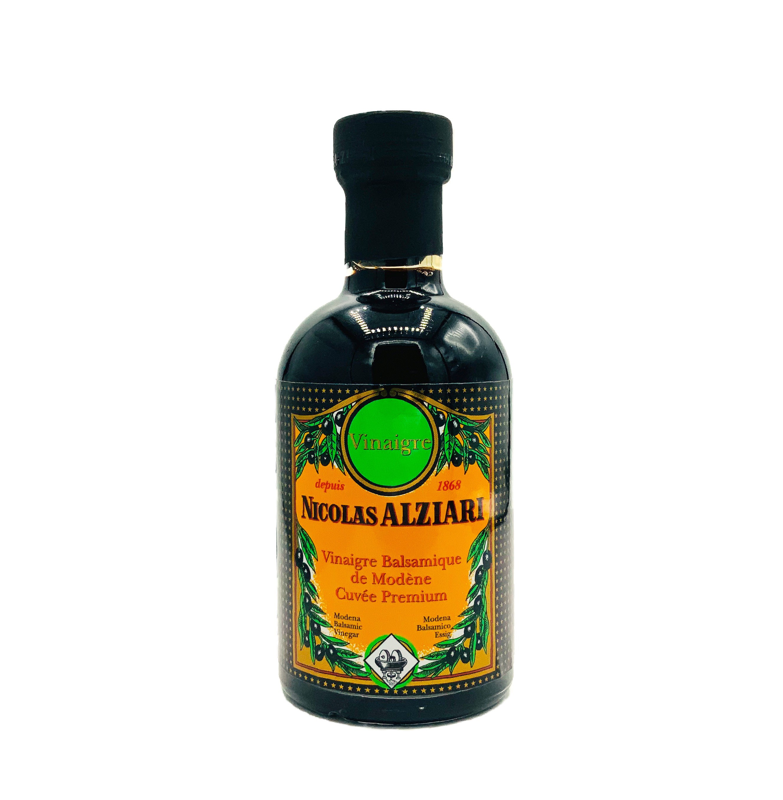 Huile d'olive et Vinaigre Balsamique - 2 flacons de 200 ml