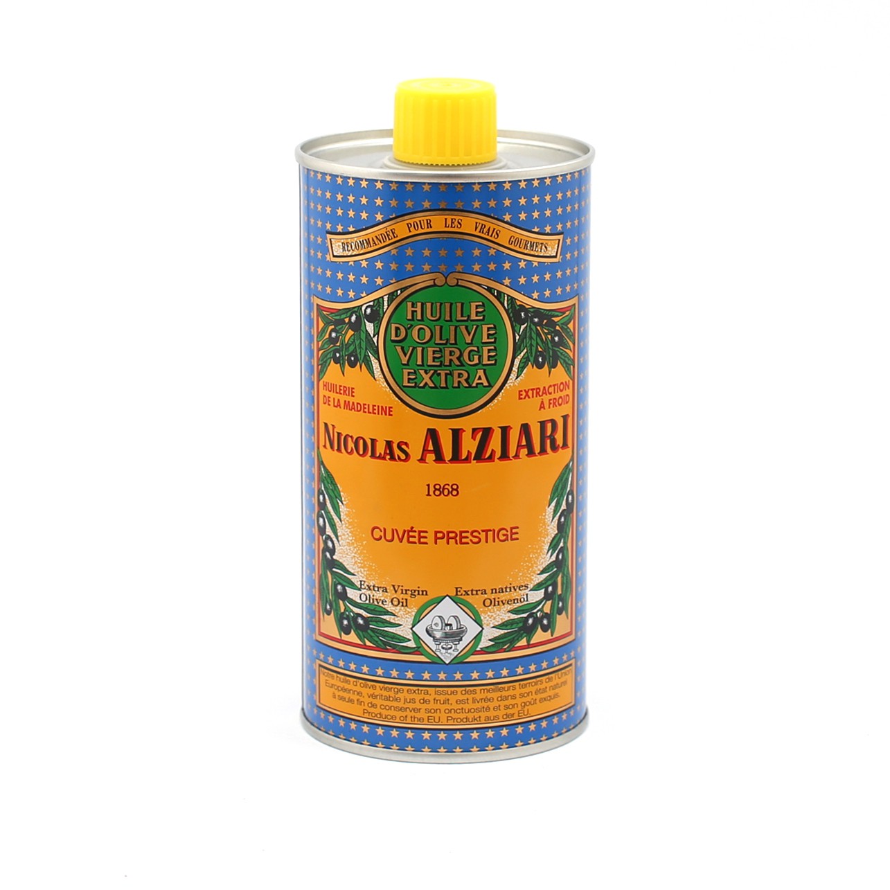 Huile d'olive Nicolas Alziari cuvée PRESTIGE 500 ml