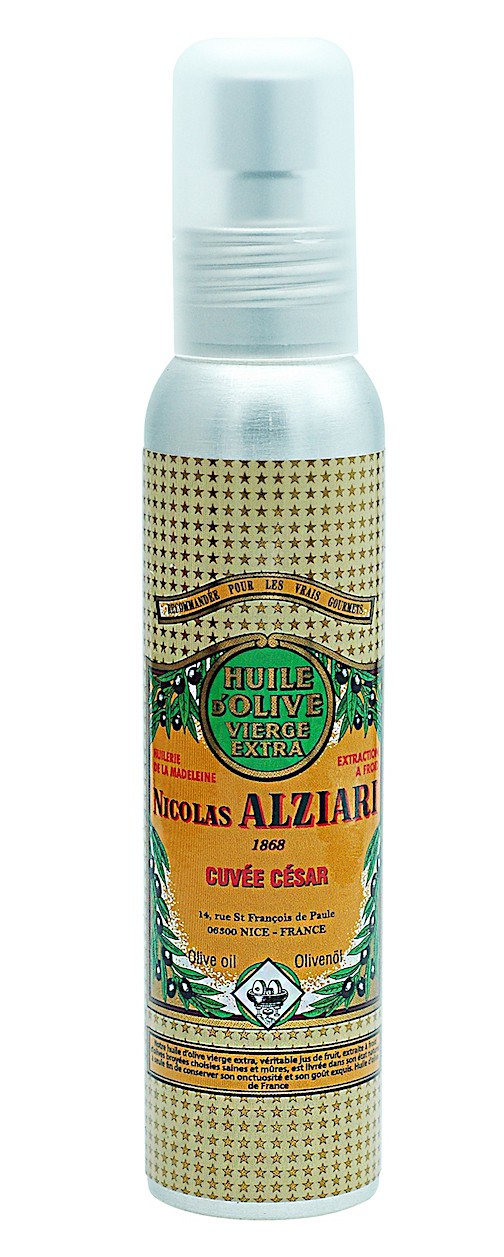 Huile d'olive Nicolas Alziari cuvée César - 100 ml (flacon pompe) AOP Nice