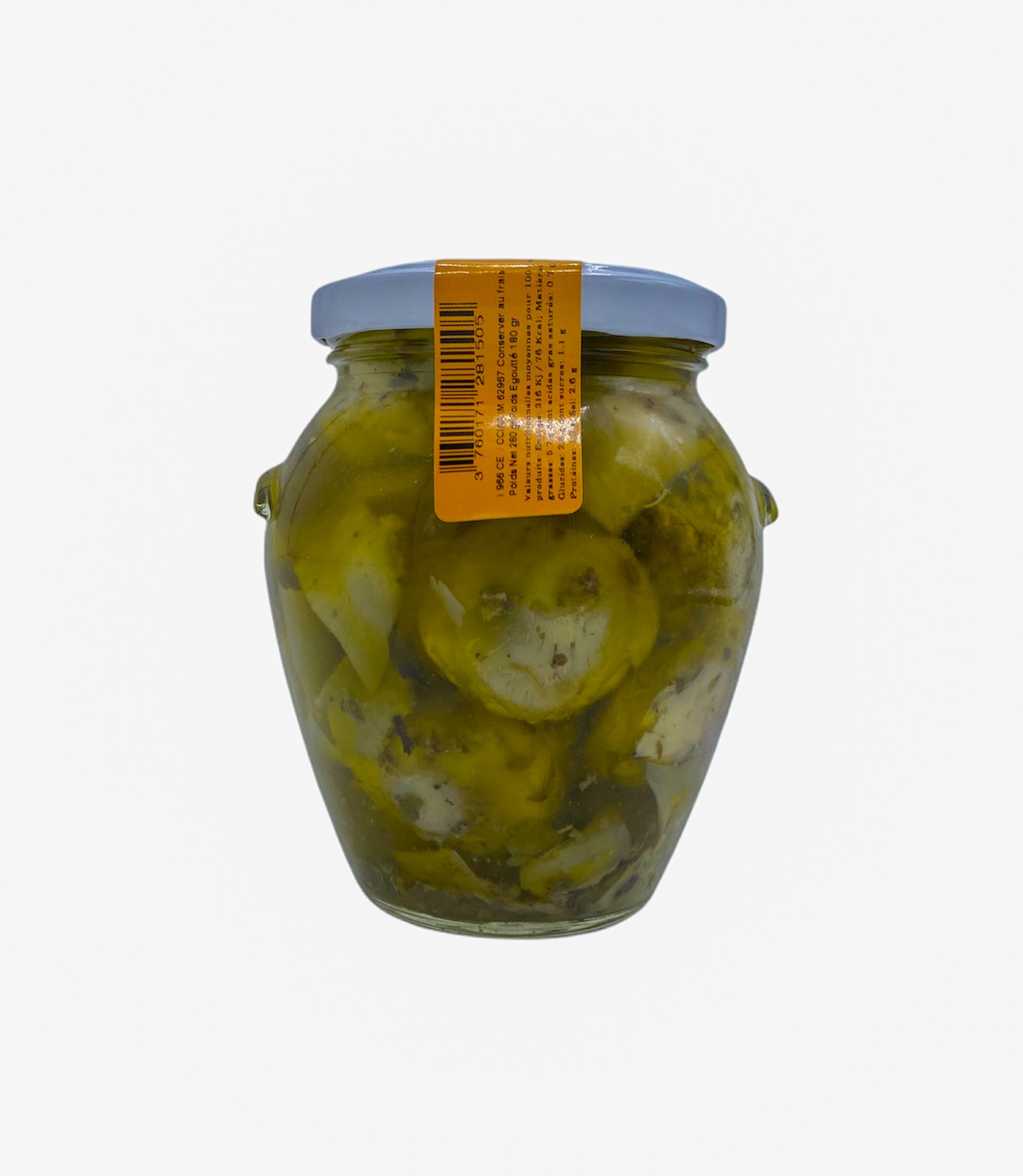 Artichauts à l'huile d'olive 280gr