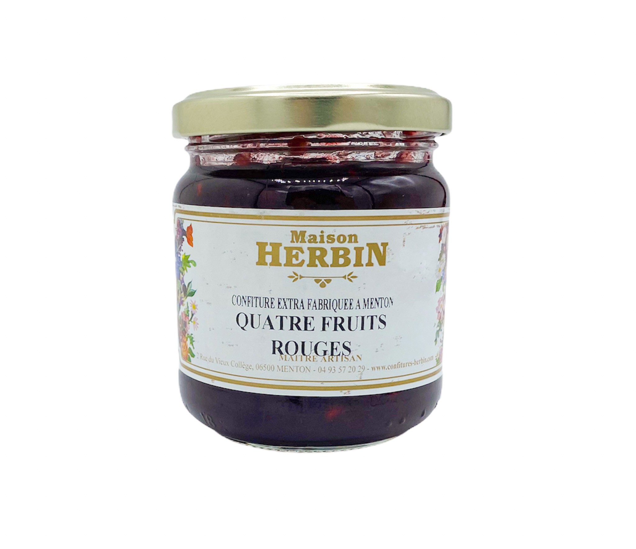 Confiture 4 Fruits rouges 