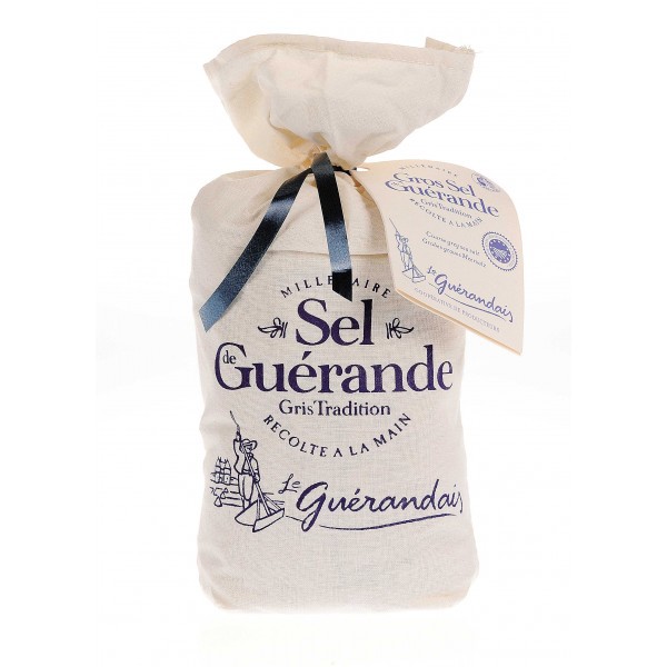 Gros sel marin de Guérande toile 750 gr