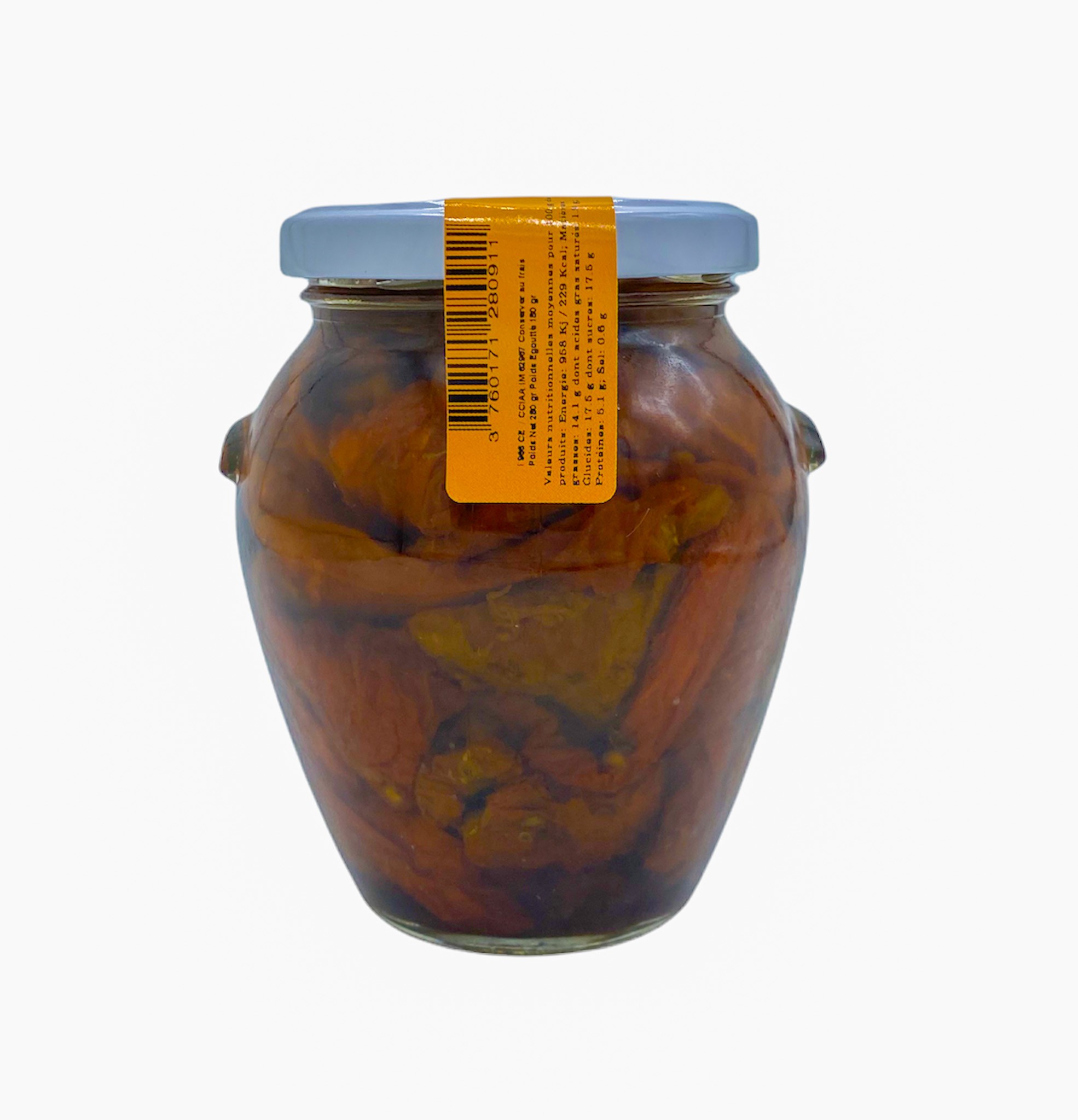 Tomates séchées à l'huile d'olive 280 gr