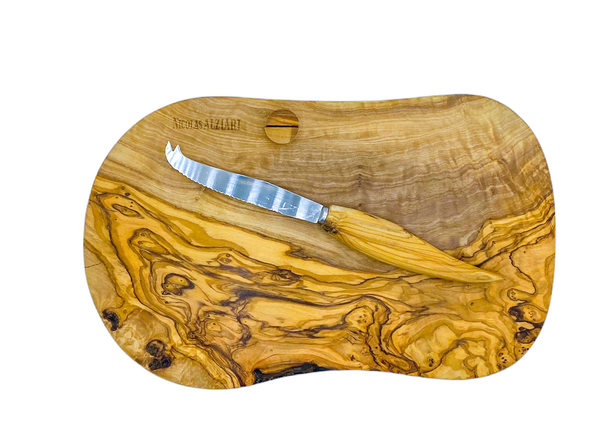  Plateau Fromage + couteau 30X18 cm