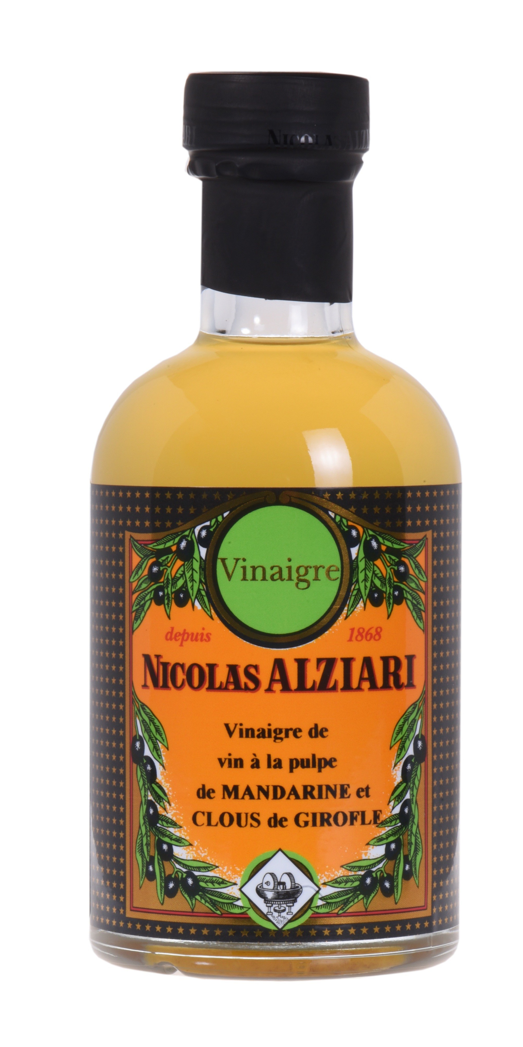 vinaigre à la pulpe de Mandarine et clous de girofle 200 ml