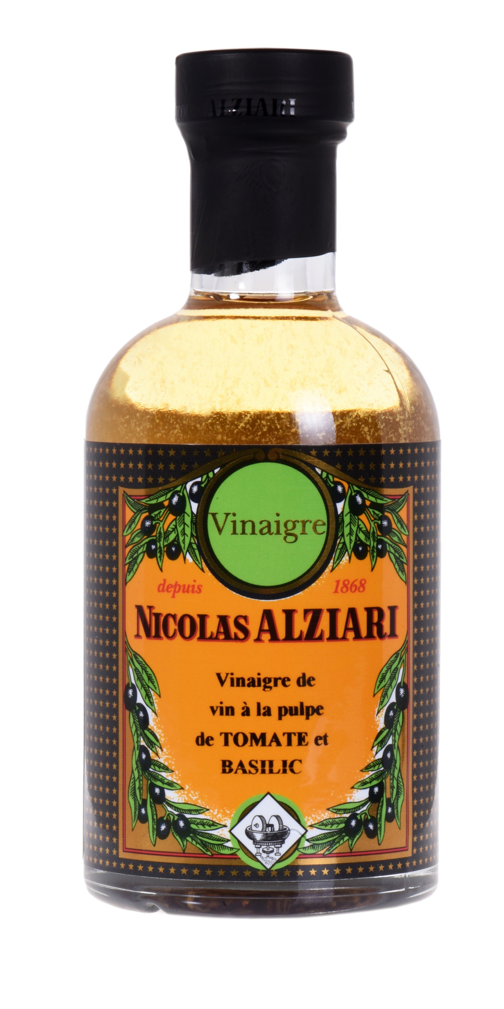 vinaigre à la pulpe de Tomate et Basilic 200 ml