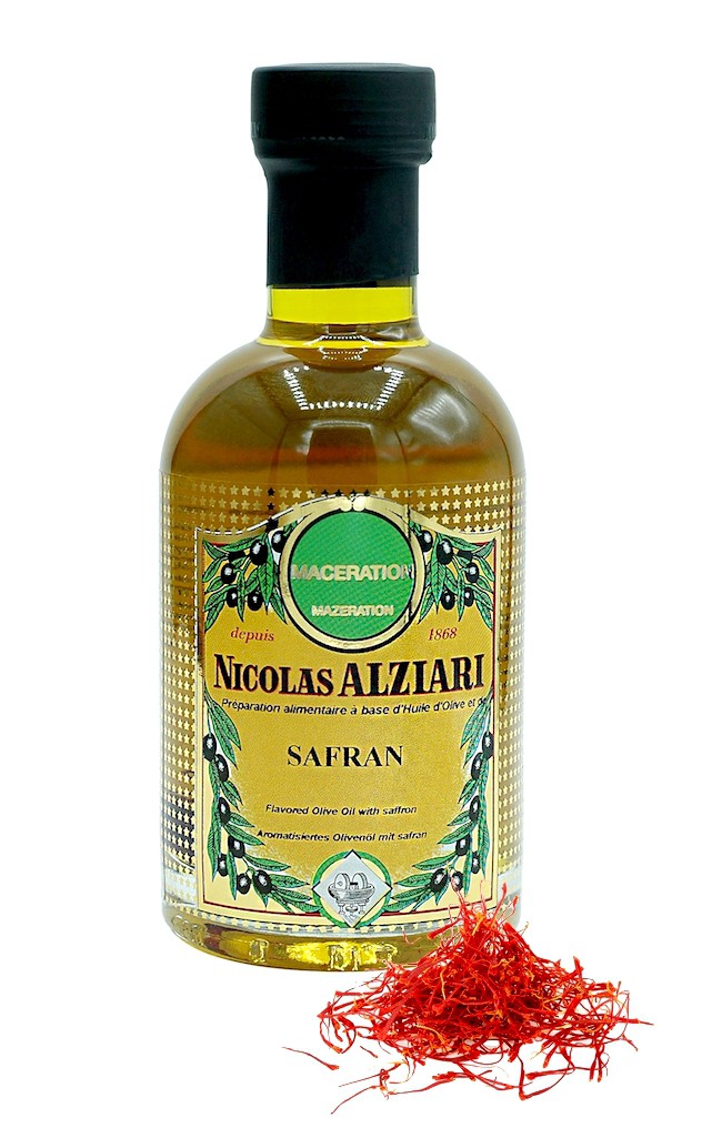 Préparation alimentaire à base d'huile d'olive et Safran 200 ml