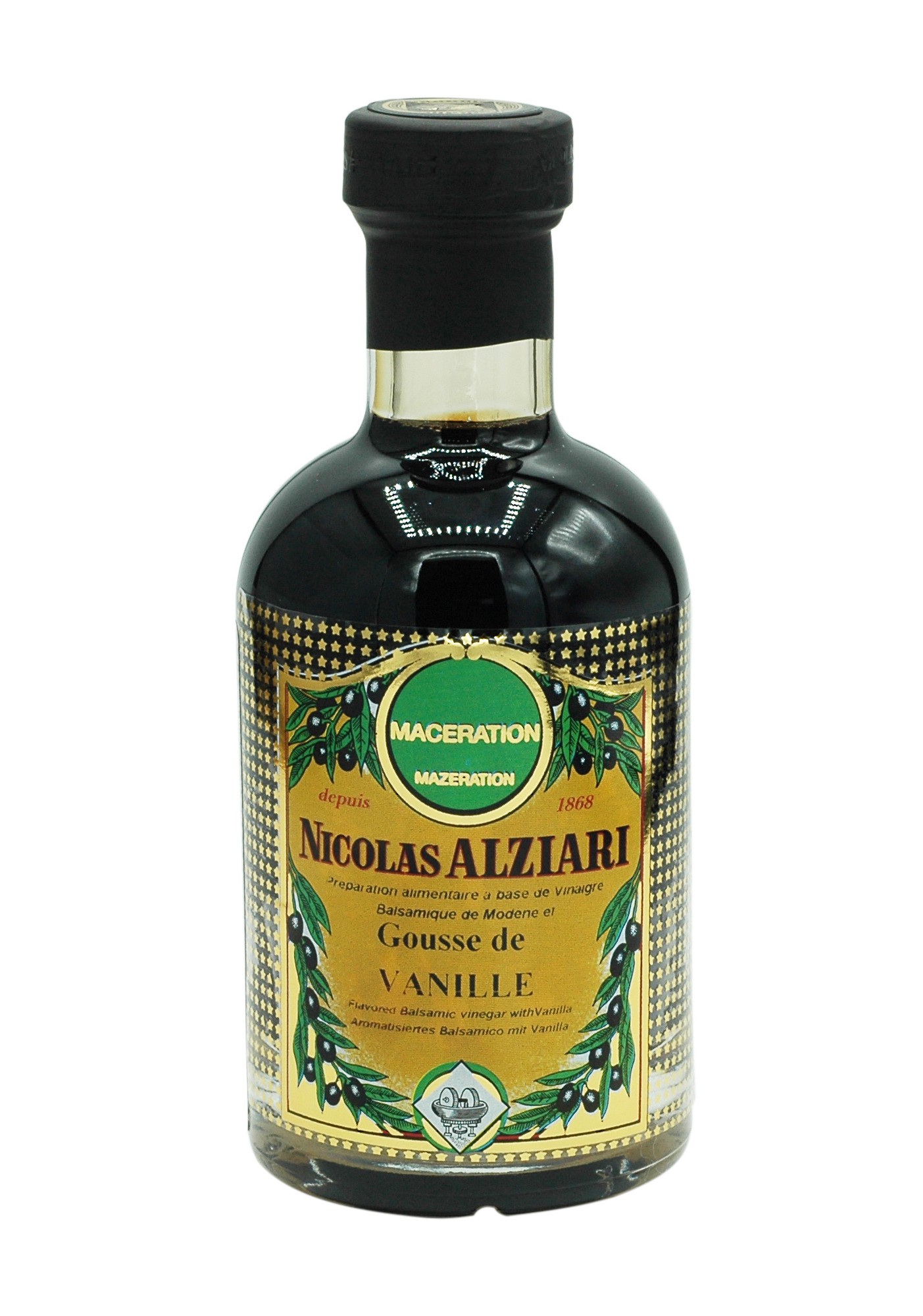Vinaigre balsamique à la Gousse de Vanille 200 ml 