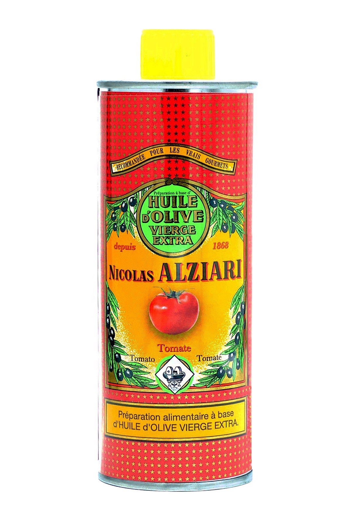 TOMATE - PRÉPARATION CULINAIRE À BASE D’HUILE D’OLIVE ET DE TOMATE 250 ML