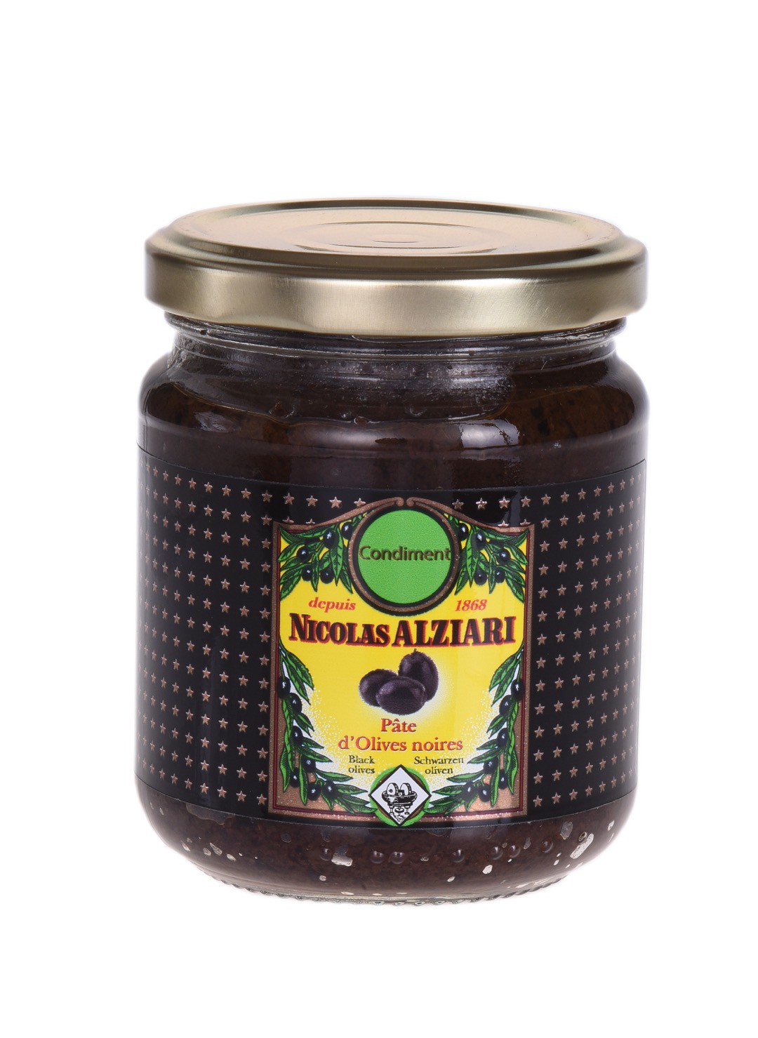 Pâte d'olives Noires 180gr