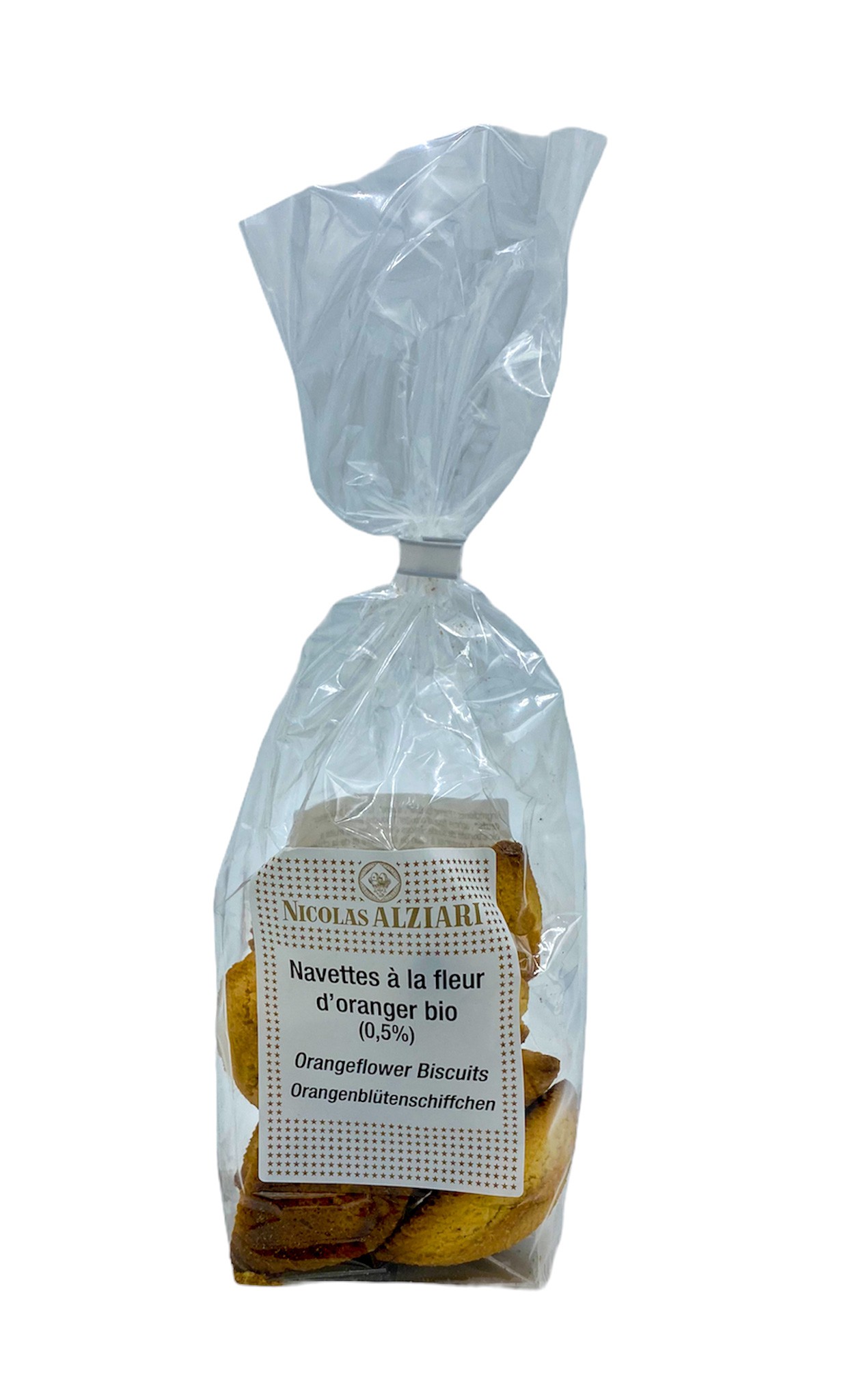 Navettes à la fleur d'Oranger (0,5%)  Bio - 100gr