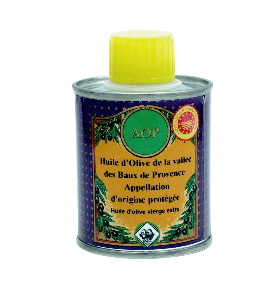 Huile d'olive de la vallée des Baux-de-Provence AOP 100 ML (BIDON)