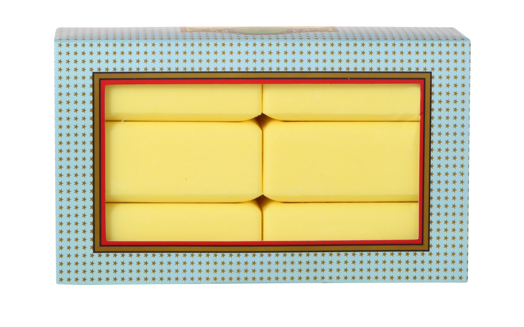 Pack de 6 savons 200 gr à  l'huile d'olive parfum CITRON