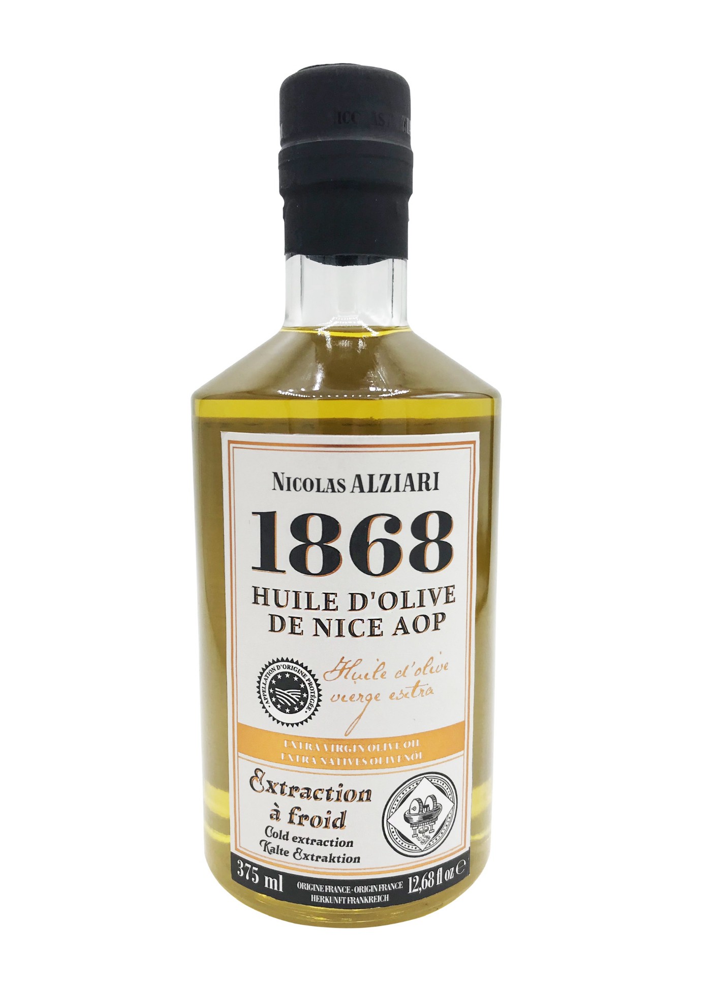 Huile d’olive AOP Nice - flacon Barrique 375 ml