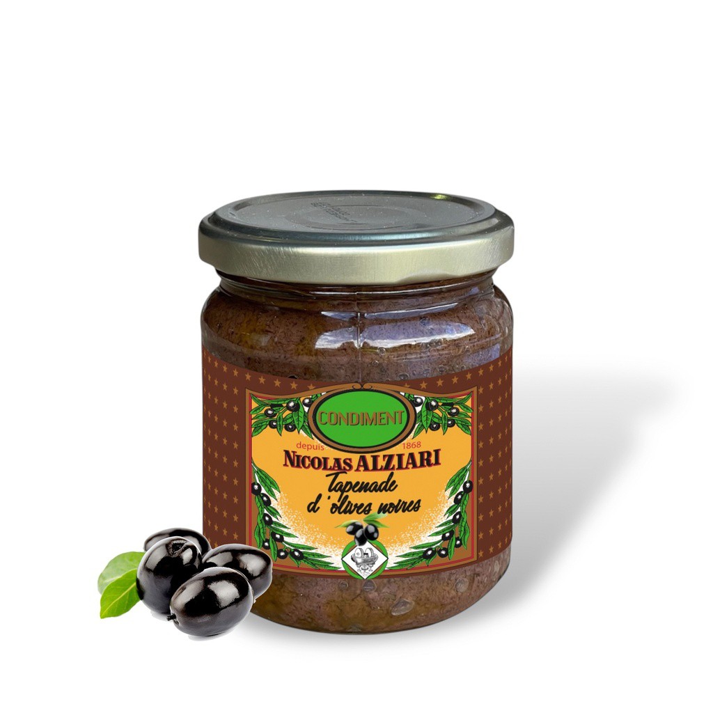 Tapenade d'olives Noires 180 gr