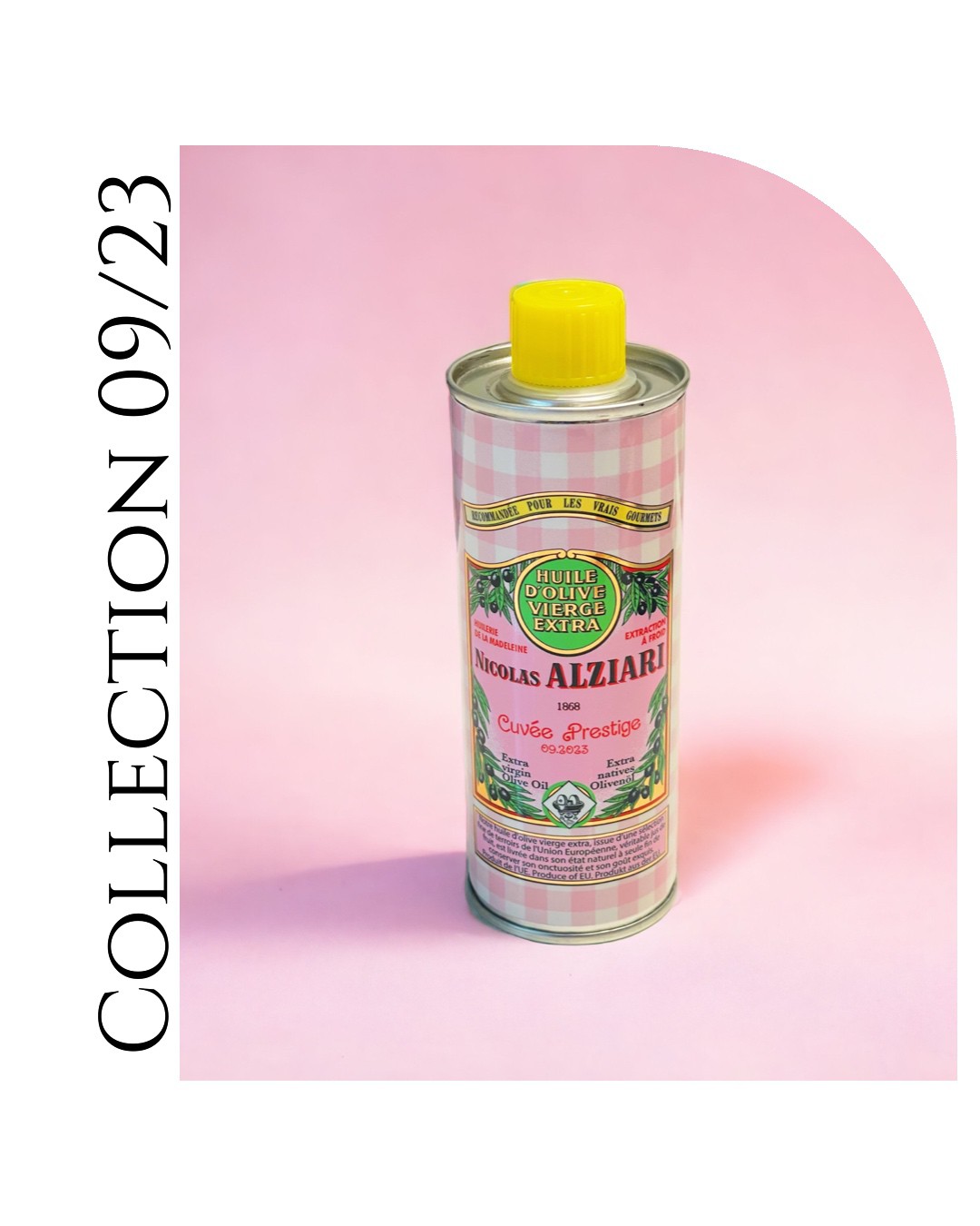 EDITION COLLECTOR Vichy - Huile d'olive Nicolas Alziari cuvée PRESTIGE 250 ml