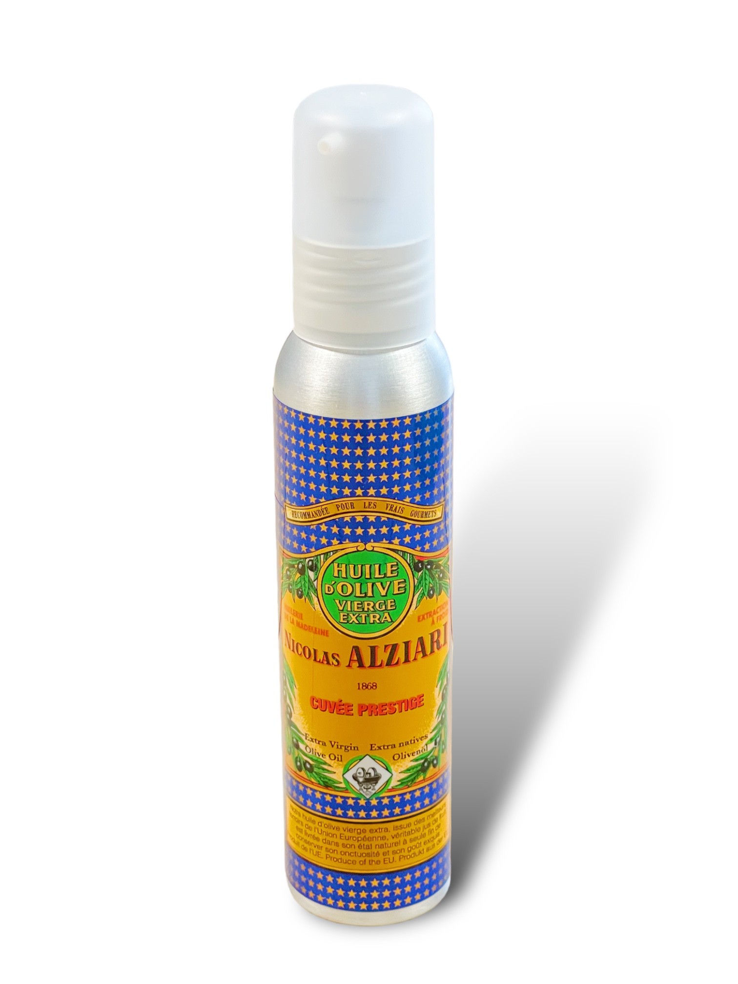 Huile d'olive Nicolas Alziari cuvée PRESTIGE - 100 ml (flacon pompe)