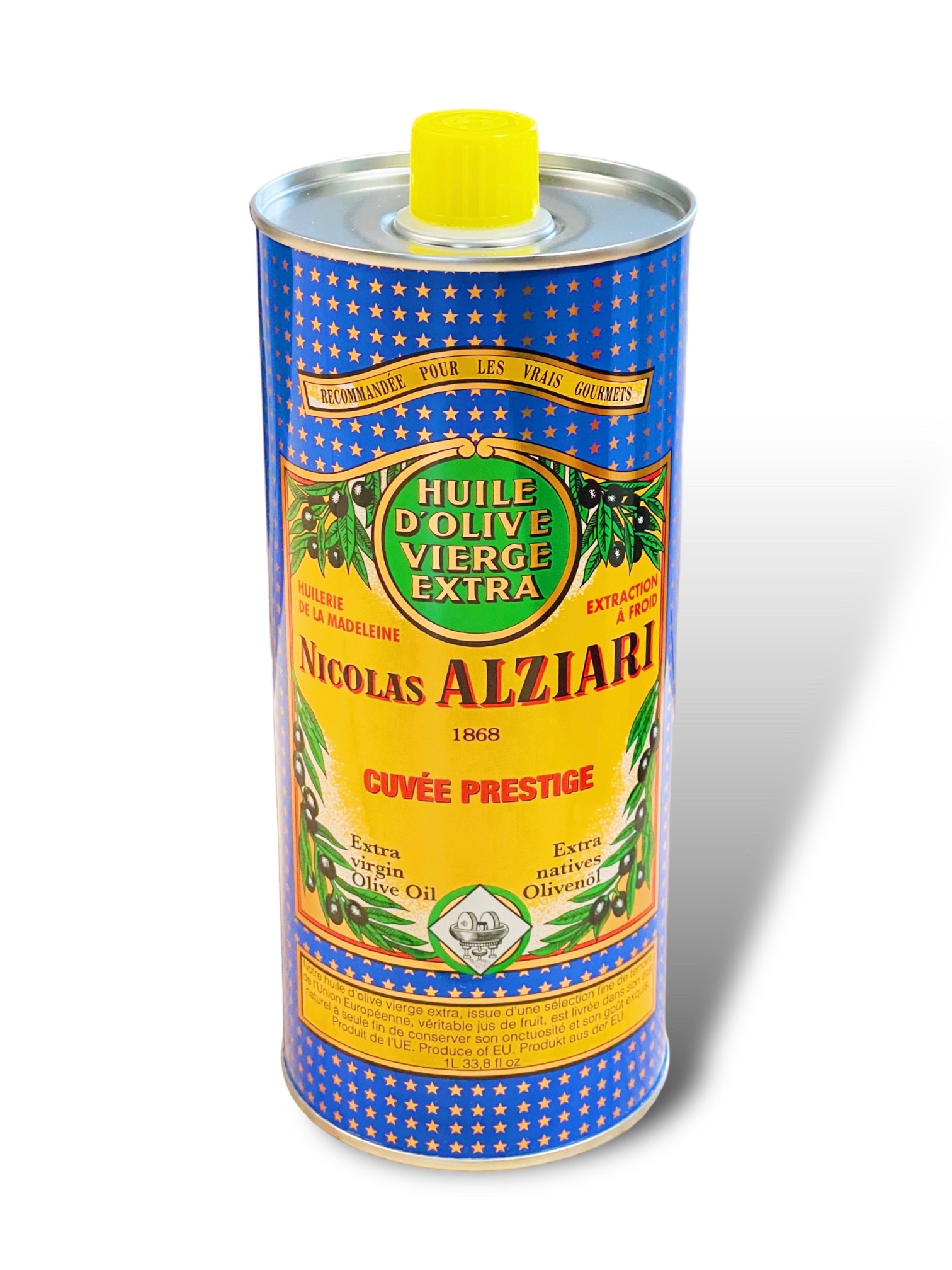 Huile d'olive Nicolas Alziari cuvée PRESTIGE 1 L