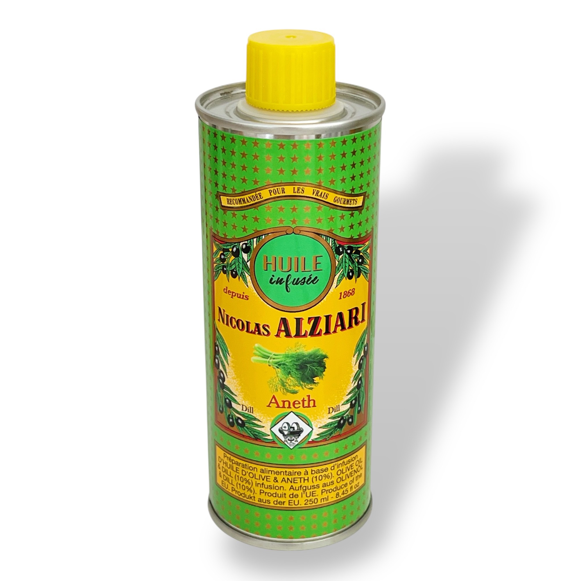 Aneth - PRÉPARATION D’HUILE D’OLIVE INFUSEE à l'aneth  250 ML