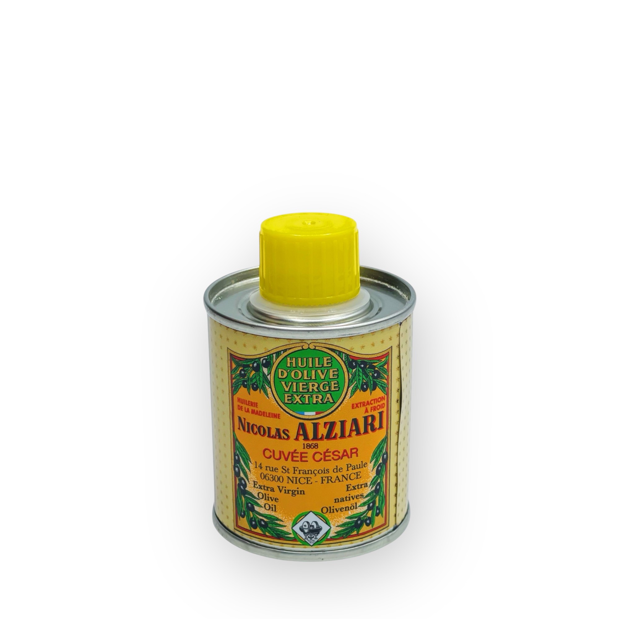 Huile d'olive Nicolas Alziari cuvée César - 100 ml  (BIDON) 