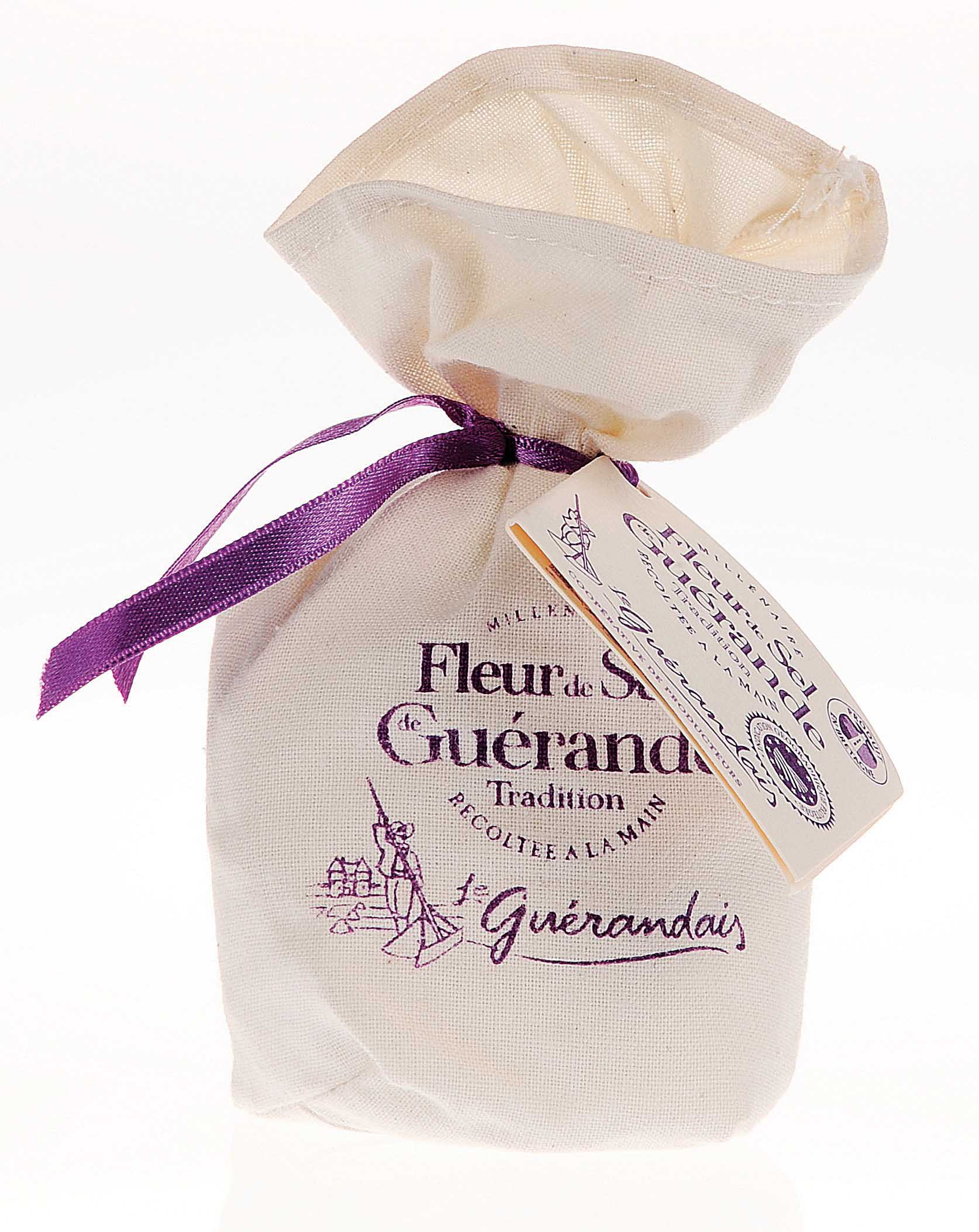Fleur de sel de Guérande toile 250 gr