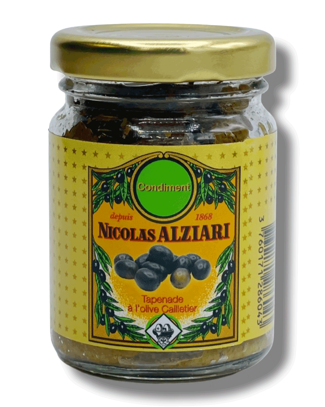 Tapenade à l'olive de Nice 80g 