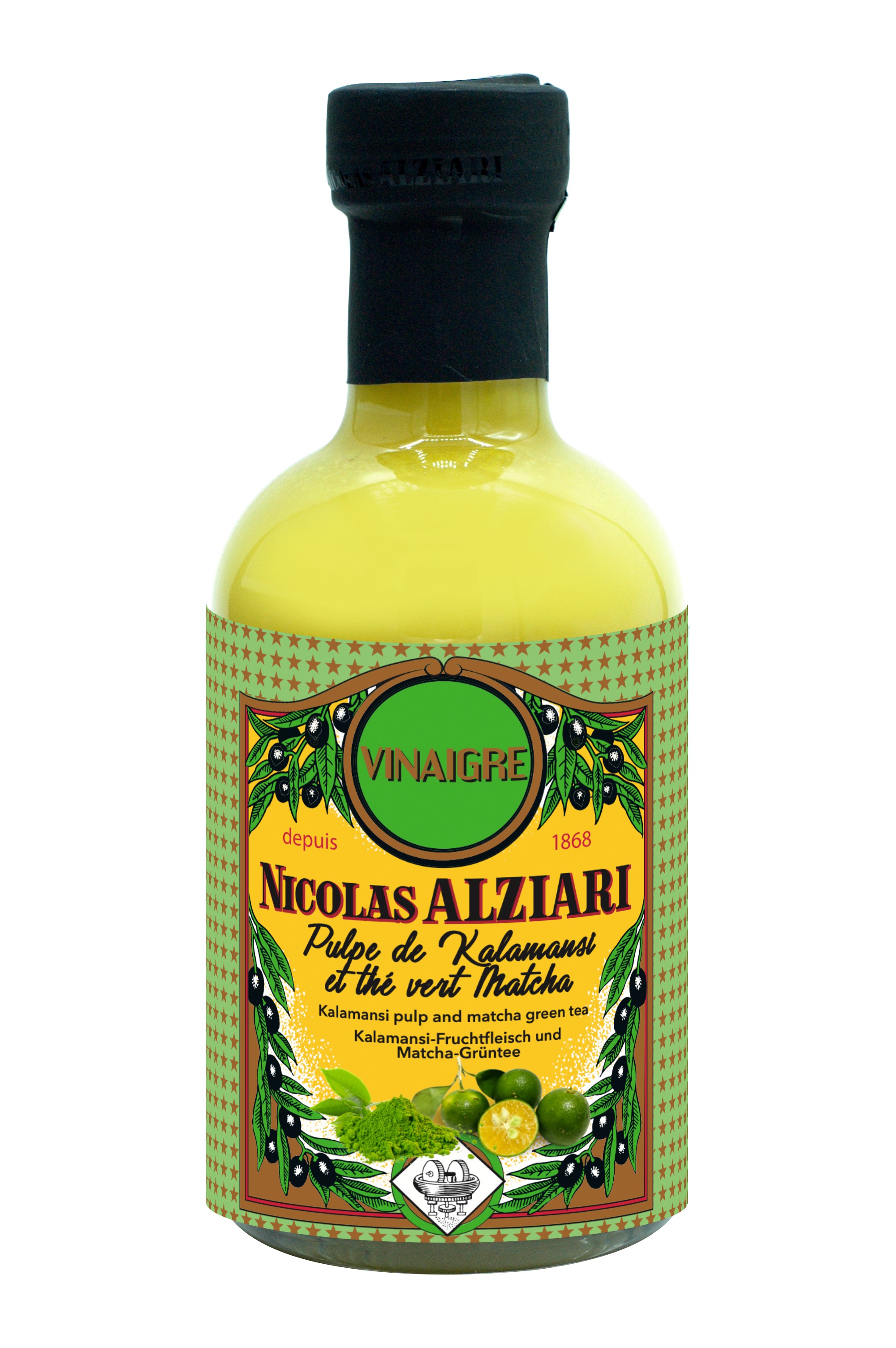 Vinaigre à la pulpe de Kalamansi et The vert matcha 200 ml