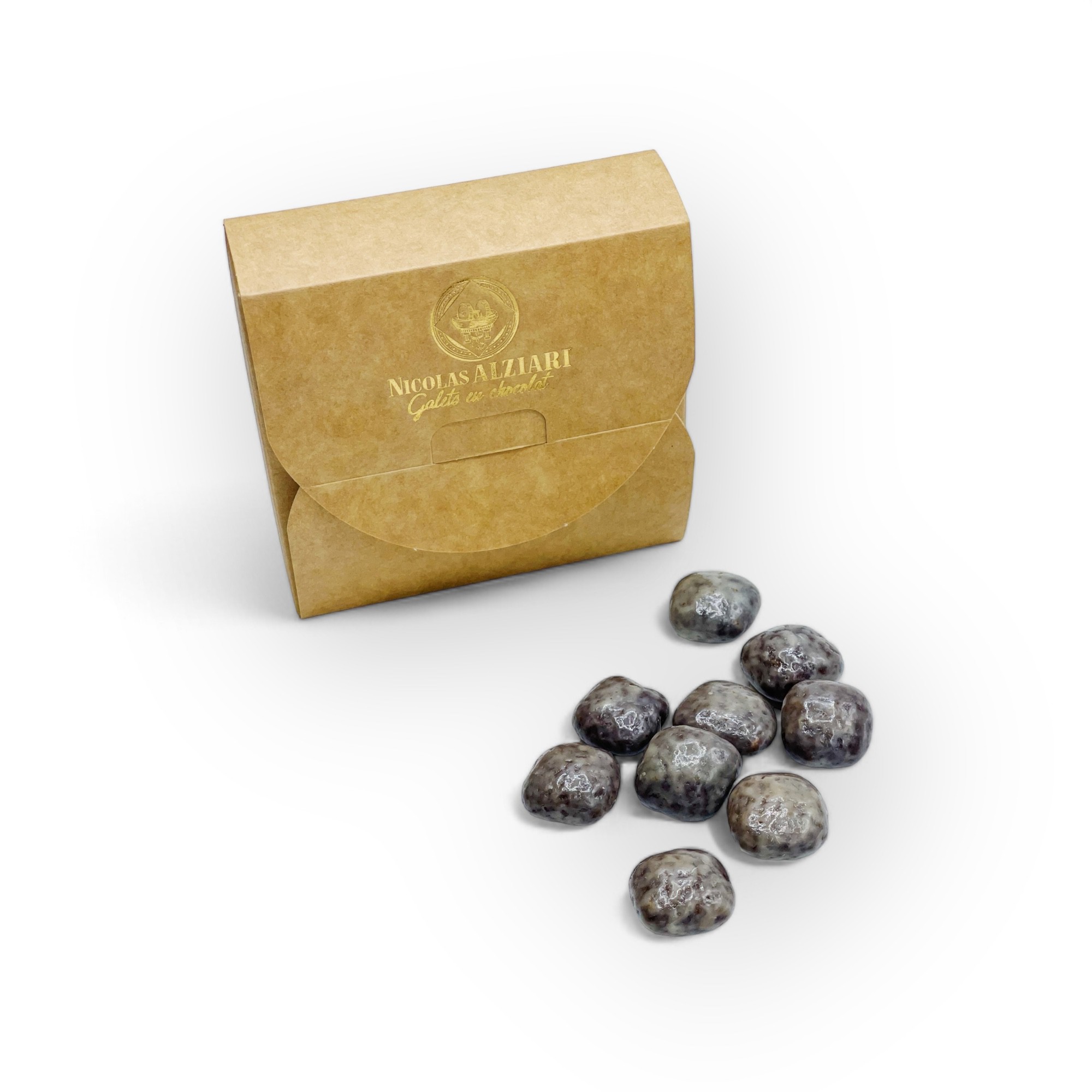 Les Galets de Nice en Chocolat 80 gr