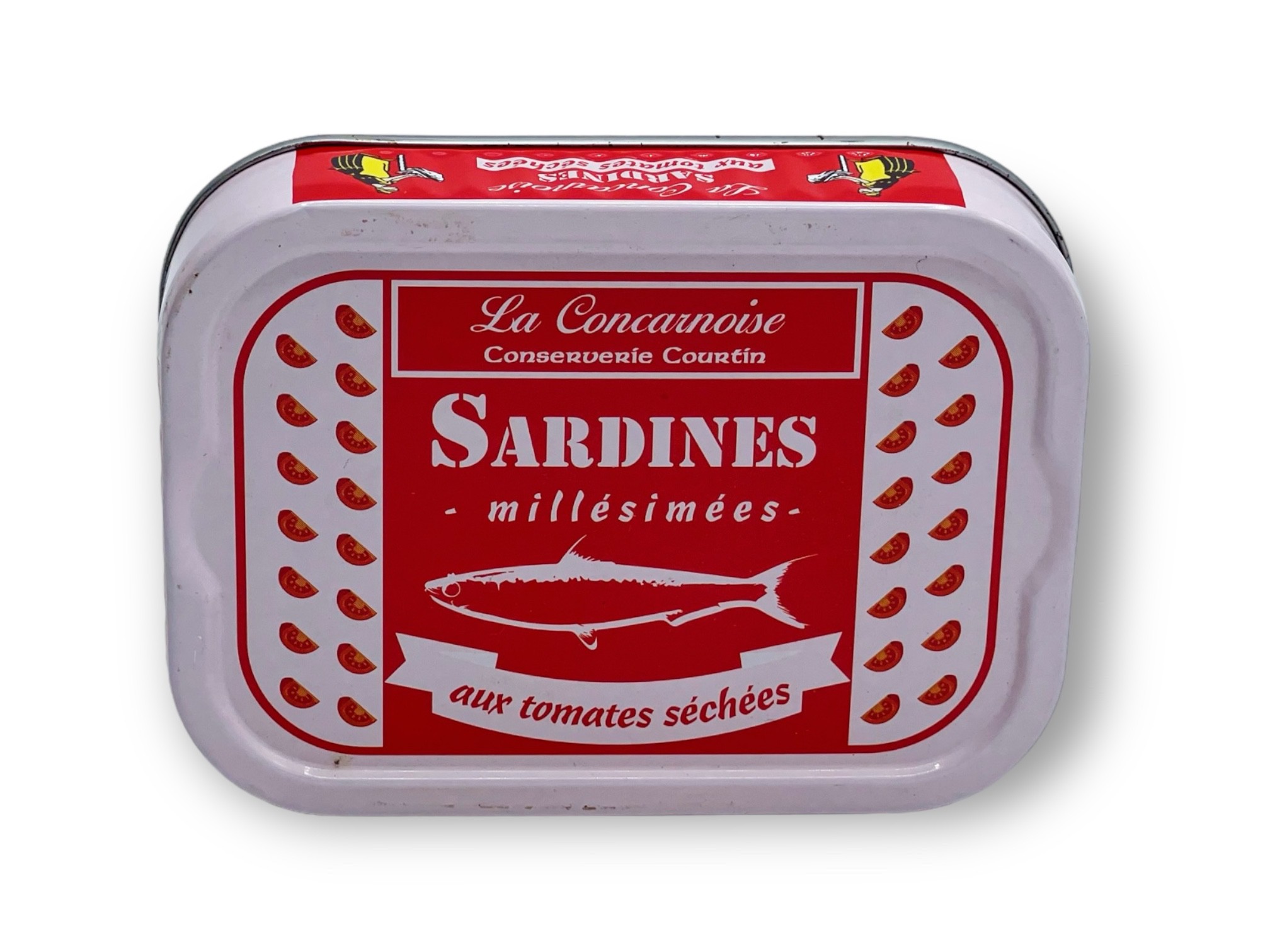 Sardines à l'huile d'olive et tomates séchées 115gr - La Concarnoise