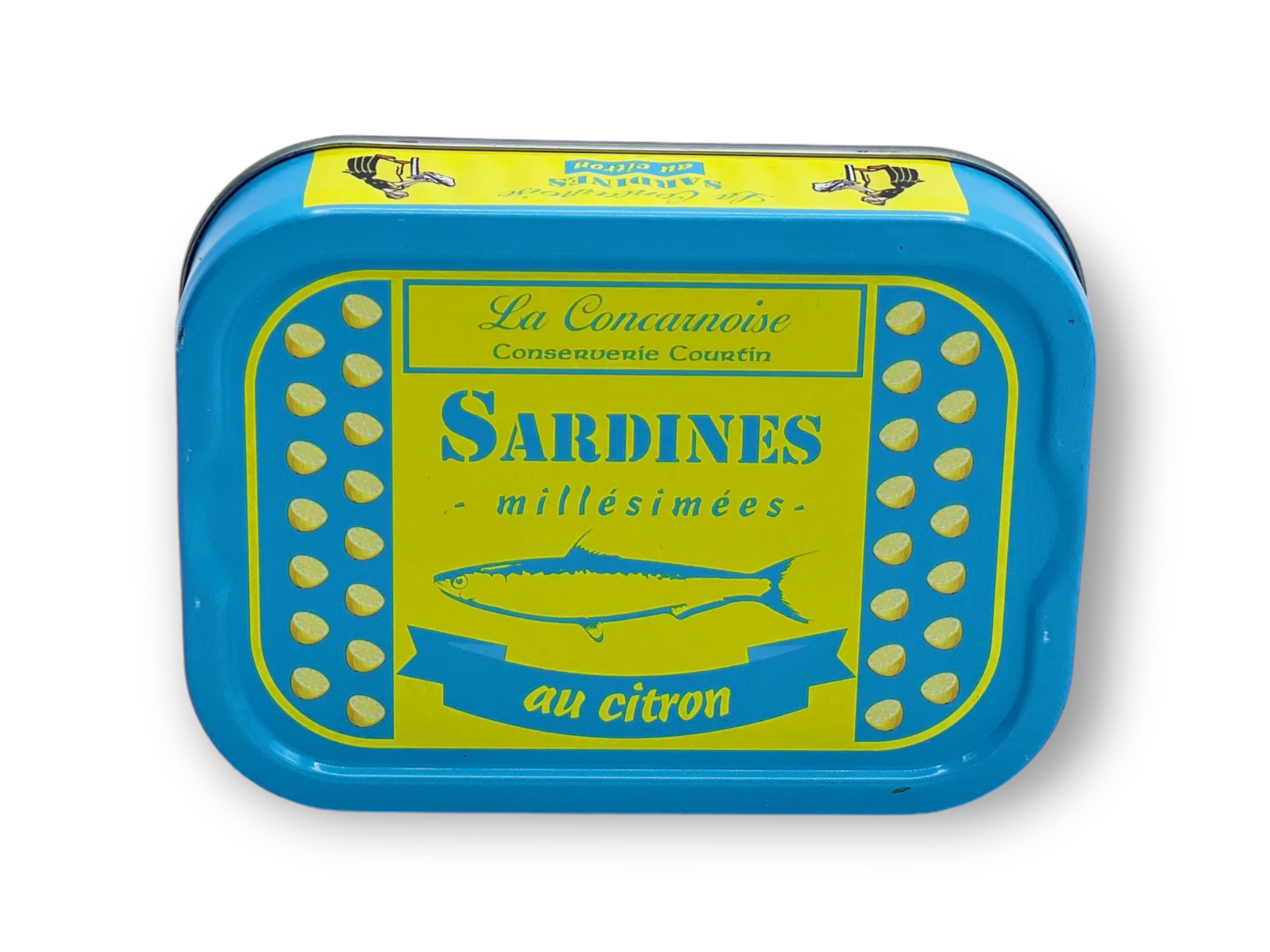 Sardines à l'huile d'olive et Citron 115gr - La Concarnoise