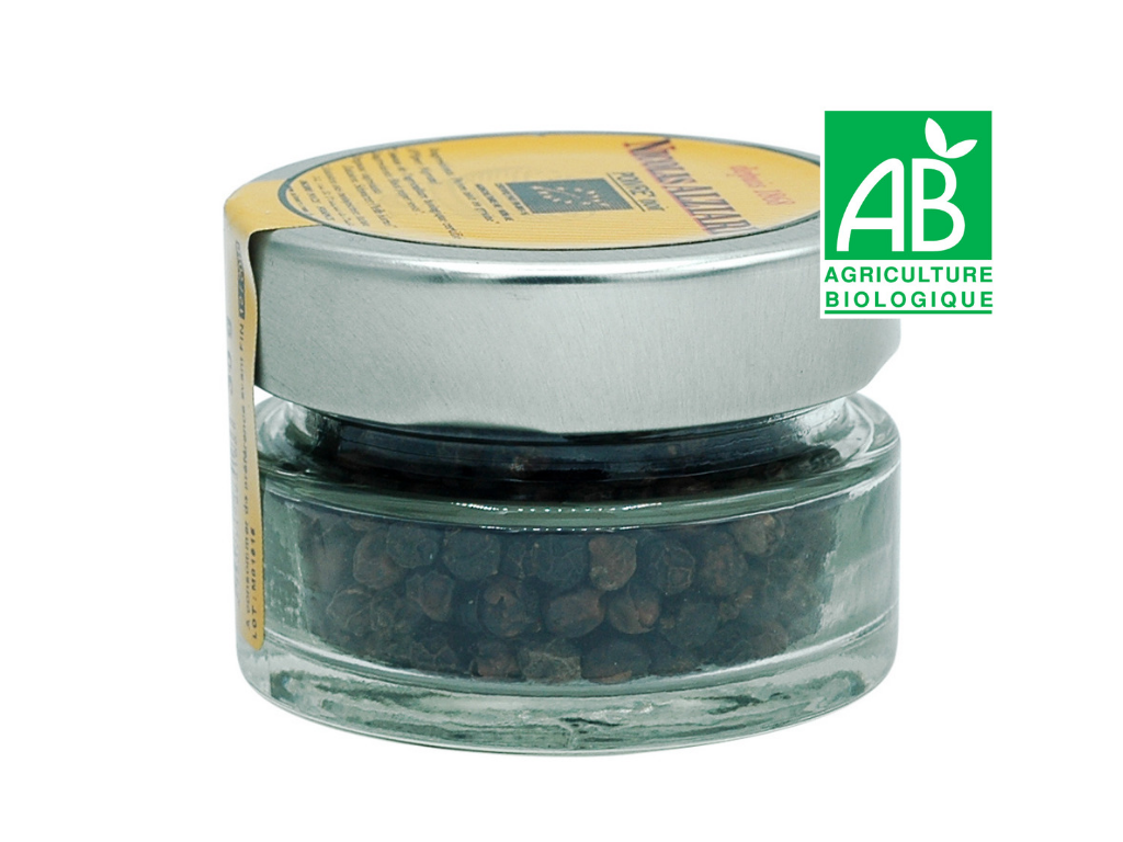  Poivre noir BIO en grain pot 30g 