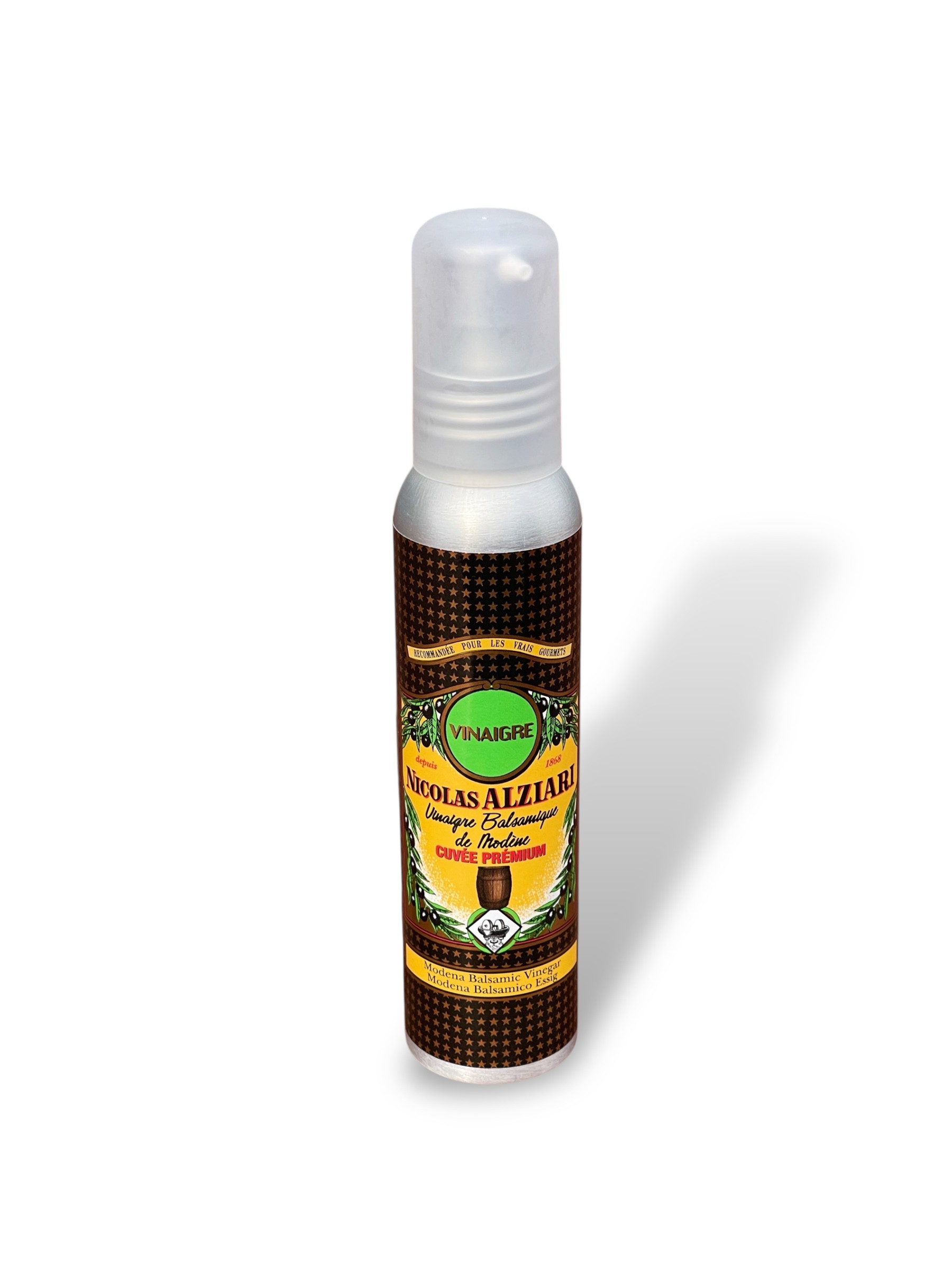 Vinaigre balsamique de Modène cuvée PREMIUM 100 ml (flacon pompe)