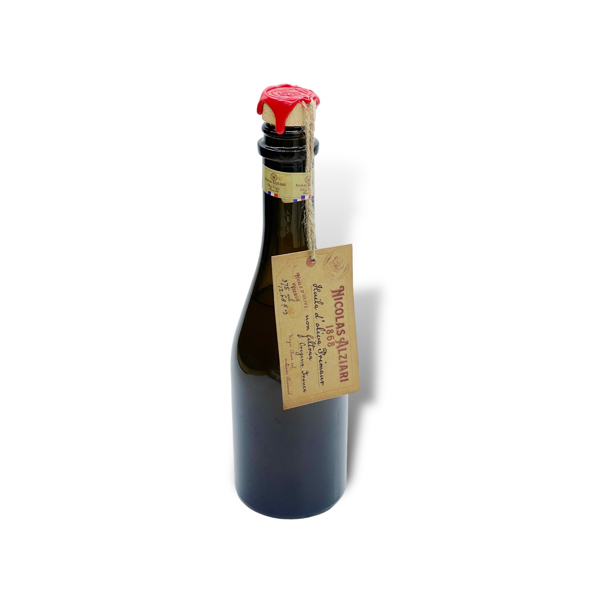 Huile d’olive primeur non filtrée 375 ml récolte 2024 - Nicolas Alziari