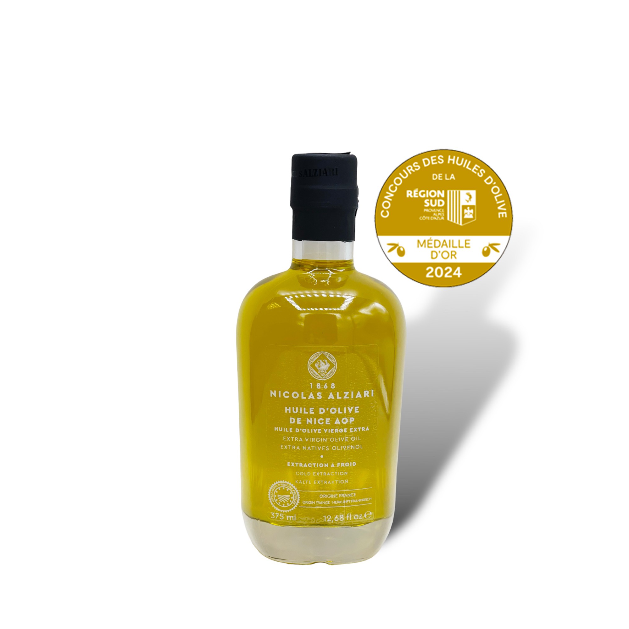 Huile d’olive AOP Nice flacon PURE 375 ml Huile d