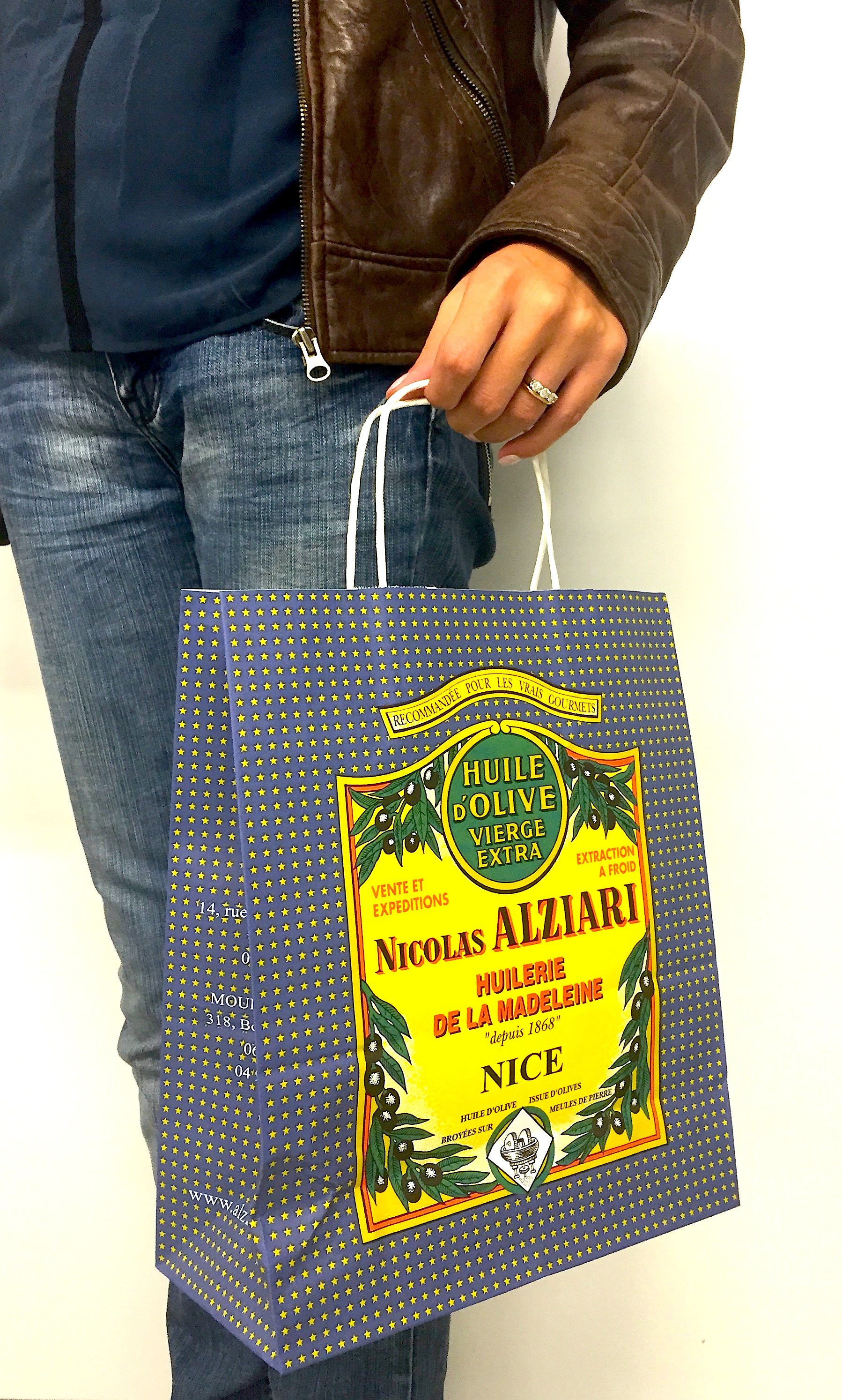 Sac kraft Nicolas Alziari 1868