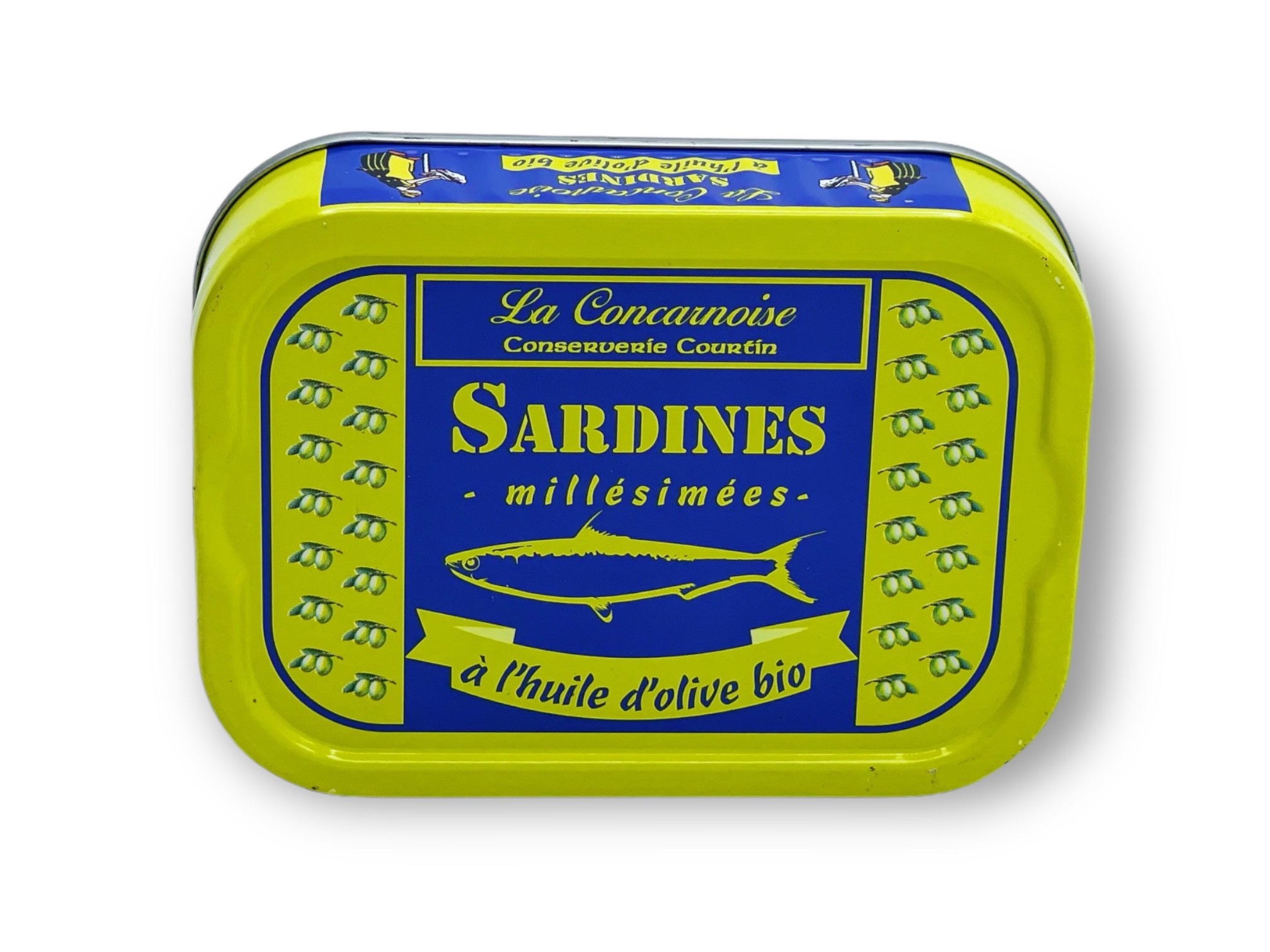 Sardines a l'huile d'olive BIO 115gr - La Concarnoise