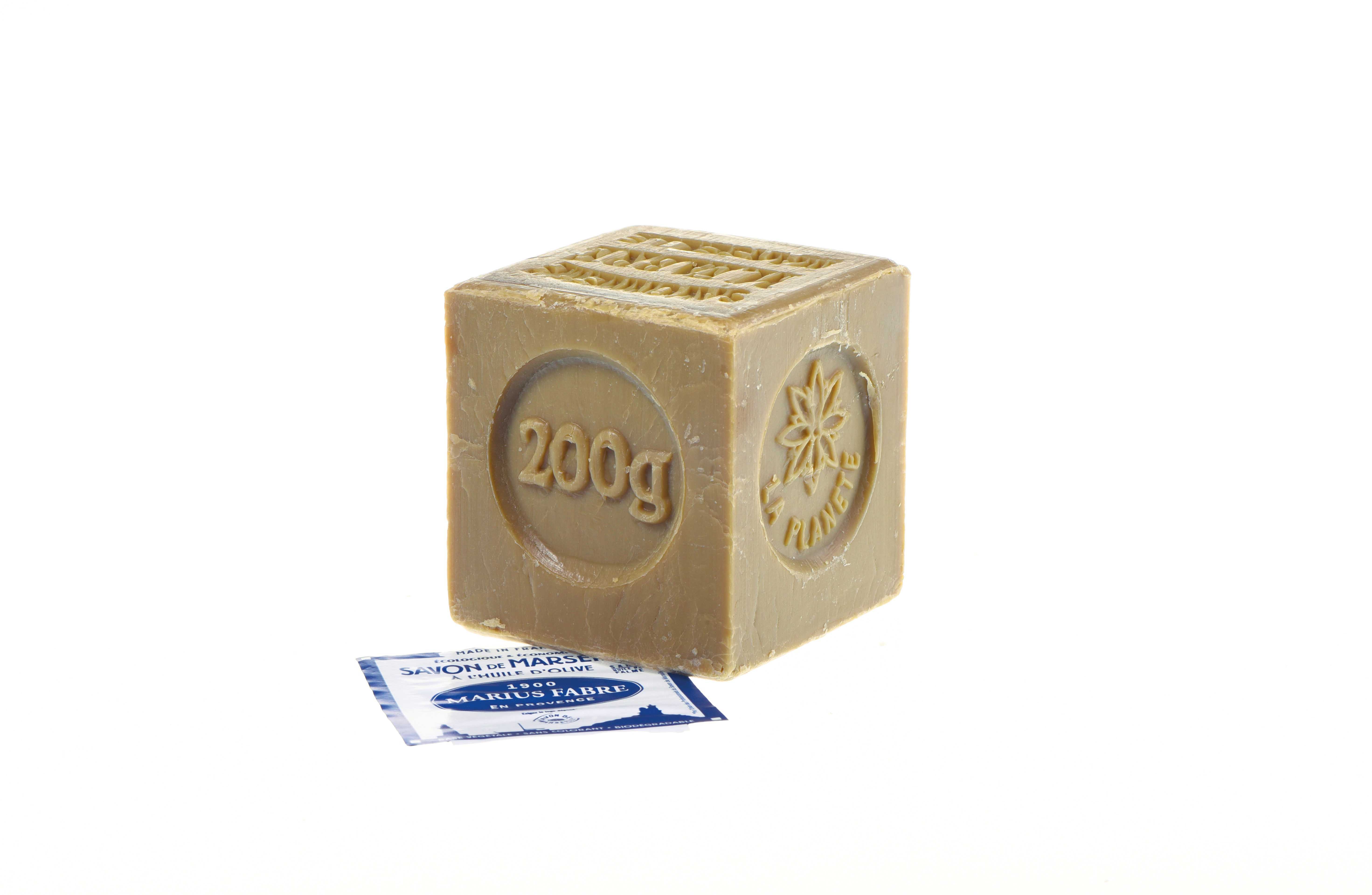Savon de Marseille Marius Fabre à l'huile d'olive 200 gr