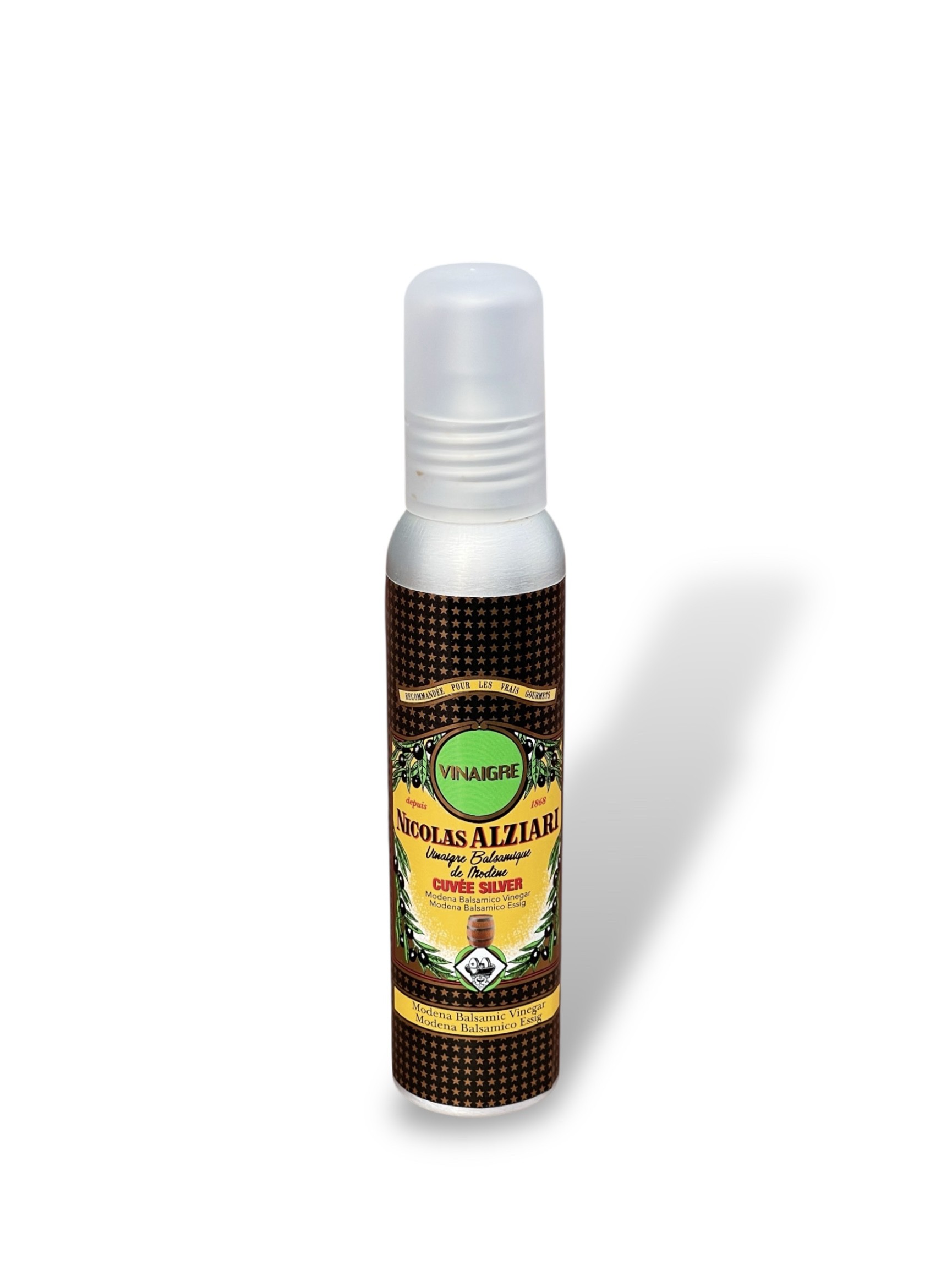 Vinaigre balsamique de Modène cuvée SILVER 100 ml (flacon pompe)
