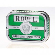 Sardines à l'huile d'olive et tomate épicée 115gr - Rodel
