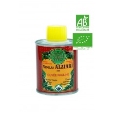 Huile d'olive Nicolas Alziari cuvée PAULINE 100 ml (Bidon) - Bio*