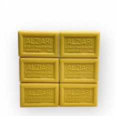 Pack de 6 savons 200 gr à l'huile d'olive parfum MIEL