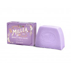 SAVON À L'HUILE D'OLIVE - 130 gr « LAVANDE » - MILLEA