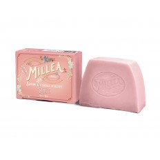 SAVON À L'HUILE D'OLIVE - 130 gr « ROSE » - MILLEA