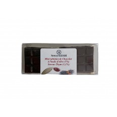 6 Mini Tablettes Chocolat à l’huile d’olive et Thym