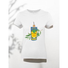 T-Shirt - FEMME- Nicolas Alziari - OLIVIER - Blanc