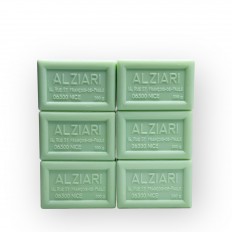 Pack de 6 savons 200 gr à l'huile d'olive parfum TILLEUL