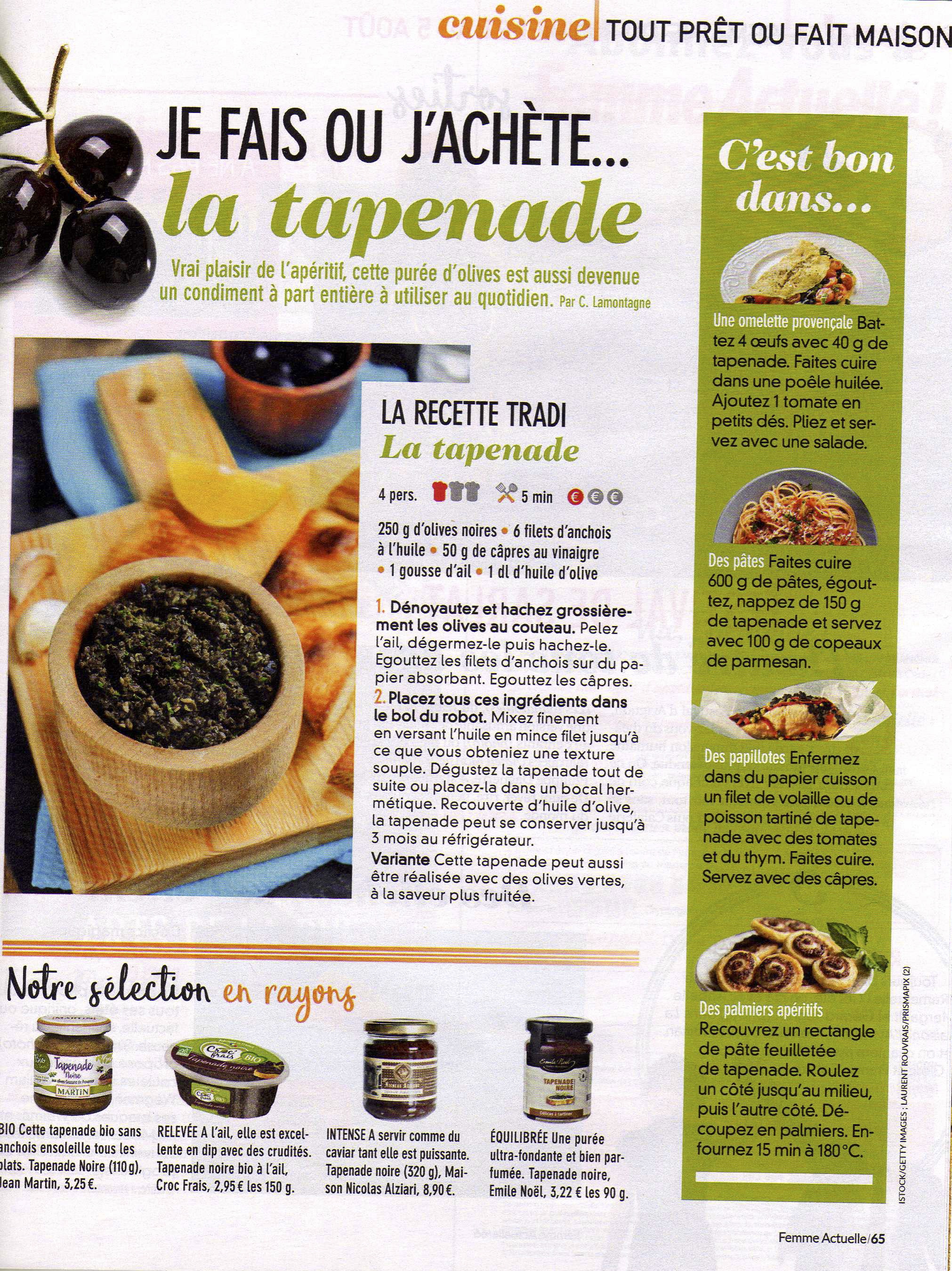 acheter tapenade